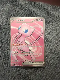 Pokemon TCG Mew EX 193/165 Scarlet & Violet 151 Ultra Rare English Edition MINT - Image 1