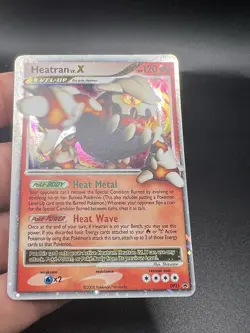 Heatran LV.X DP31 Black Star Promo Pokemon Card Holo Foil Rare HP BR3 - Image 2