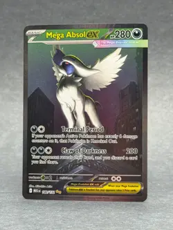 Pokemon - 180/132 Mega Absol ex ME01 Mega Evolution Special Illustration Rare NM - Image 1