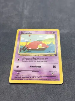 Pokemon TCG Slowpoke 67/82 Team Rocket Set Unlimited Vintage - Image 4
