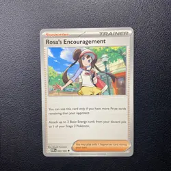 Pokemon TCG - Perfect Order - Rosa’s Encouragement 114/088 Ultra Rare Full - Image 4