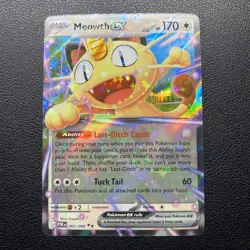 Pokemon Tcg Meowth EX 062/088 Double Rare Perfect Order - Image 1
