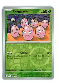Exeggcute 102/165 151 REVERSE HOLO POKEMON TCG NM-LP - Image 1