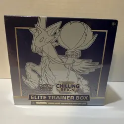 Pokemon TCG Sword & Shield Chilling Reign Elite Trainer Box Shadow Rider Calyre… - Image 1