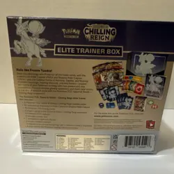 Pokemon TCG Sword & Shield Chilling Reign Elite Trainer Box Shadow Rider Calyre… - Image 2