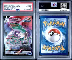 Pokemon TCG Rayquaza VMAX Silver Tempest TG20/TG30 PSA 10 Gem Mint - Image 3