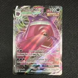 Pokemon Gengar VMAX 157/264 Fusion Strike Single Strike Ultra Rare Holo 320 HP - Image 1