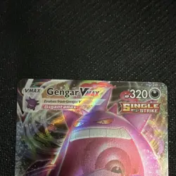 Pokemon Gengar VMAX 157/264 Fusion Strike Single Strike Ultra Rare Holo 320 HP - Image 2