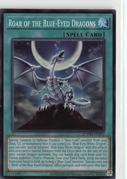 Blue-Eyes White Destiny Super Rare SDWD-EN019 Roar of the Blue-Eyed Dragons - Image 1