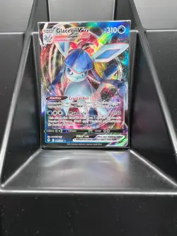 Pokemon TCG Glaceon Vmax 041/203 Evolving Skies Sword & Shield HOLO ULTRA RARE - Image 1