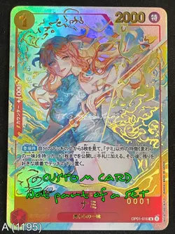🔥 A 1195 Nami One Piece Goddess Story Anime Waifu CUSTOM ACG Card - Image 1