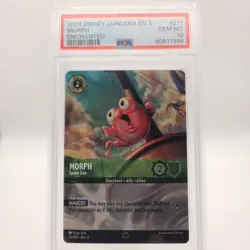 2024 Disney Lorcana EN3 MORPH Space Goo 211/204 ENCHANTED PSA 10 GEM MINT - Image 1