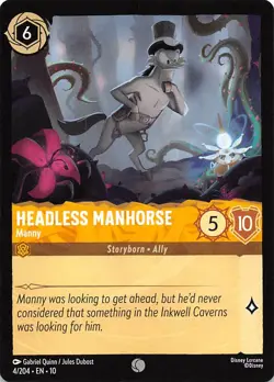 Headless Manhorse Manny 4/204 Whispers in the Well Disney Lorcana - Image 1