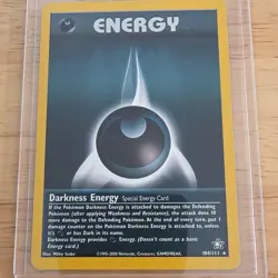 Pokemon Darkness Energy Neo Genesis Rare 104/111 English TCG Special Energy Card - Image 1
