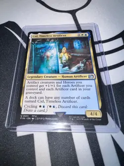 Cid, Timeless Artificer NM Final Fantasy FIN MTG Card FFVI U 0411 - Image 1