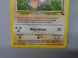 Pokemon holo Aerodactyl trading card 1/62 - Image 3