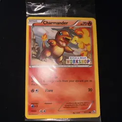 Build a Bear Pokemon Card Charmander Promo Trading Card TCG SEALED NEW - Image 1