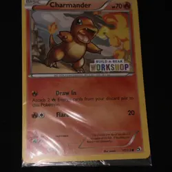 Build a Bear Pokemon Card Charmander Promo Trading Card TCG SEALED NEW - Image 3