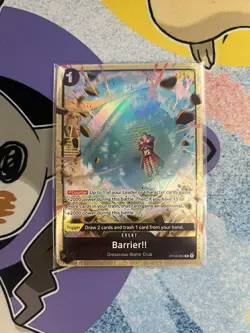 Barrier!! OP04-095 Premium Card Best Selection Vol.2 ONE PIECE Card - Image 1