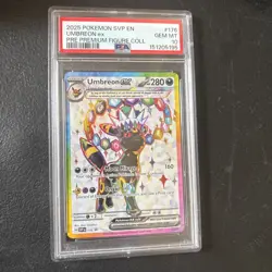 PSA 10 - 2025 Umbreon ex 176 SVP Sv: Scarlet & Violet Promo Cards Holo Pokemon - Image 1