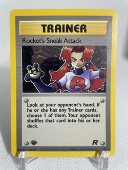 1999 Pokemon Trainer Rockets Sneak Attack 1st Edition Card #72/82~~~READ - Image 1