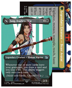 MTG Borderless UB: Final Fantasy FIN Fang, Fearless l'Cie MINT - Image 1