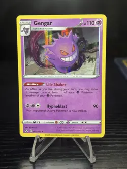 Pokemon Card - Gengar 85/202 Sword and Shield Base - Holo - NM - Image 1