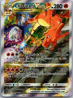 SWSH: Sword & Shield Promo Cards #SWSH262 Charizard VSTAR - Image 1