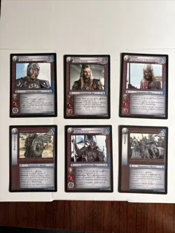 Decipher Lord Of The Rings TCG 6 Rare/Promo Card Lot Rohan - Image 1