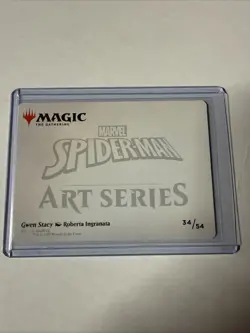 MTG Gwen Stacy Art Card (34/54) Art Series: Marvel's Spider-Man Regular - Image 2