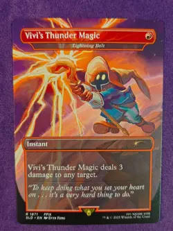[1x] Vivi's Thunder Magic - Lightning Bolt Near Mint, English Secret Lair MTG - Image 1