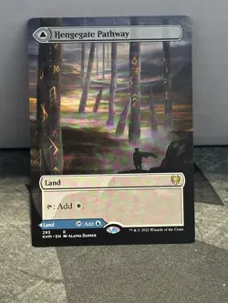 MTG HENGEGATE PATHWAY MISTGATE PATHWAY FULL ART 293 KHM MTG LC1 - Image 1