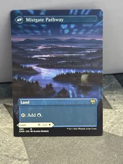 MTG HENGEGATE PATHWAY MISTGATE PATHWAY FULL ART 293 KHM MTG LC1 - Image 2