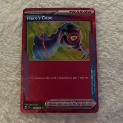 Hero's Cape ACE SPEC Rare Pokemon TCG SV05: Temporal Forces 152/162 - Image 1