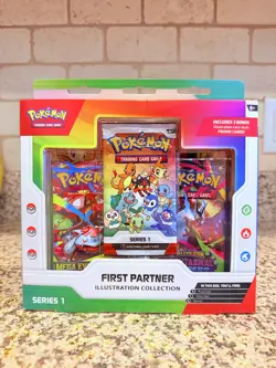 Pokemon TCG First Partner Illustration Collection Series 1 Factory Sealed - Image 1