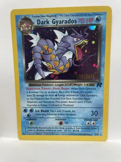 Pokemon TCG Dark Gyarados Holo Rare8/82 Release Mistys Seadra 9/132 Release - Image 1