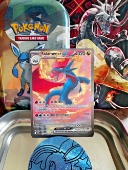 Pokemon TCG Salamence EX 187/159 Special Illustration Rare Holo Sv09 - Image 1