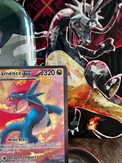 Pokemon TCG Salamence EX 187/159 Special Illustration Rare Holo Sv09 - Image 3