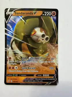 Sandaconda V 108/192 Holo V Rare Rebel Clash Near Mint - Image 1