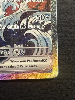 Kingdra EX 131 Pokemon TCG Black Star Promo Full Art Holo Foil Card Near Mint NM - Image 4