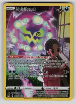 Spiritomb TG09/TG30 Lost Origin Trainer Gallery Pokemon Holo NM - Image 1