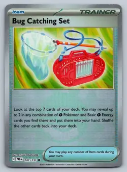 Bug Catching Set 102/131 Uncommon Prismatic Evolutions Pokemon Poke Ball NM - Image 1