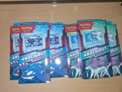 Pokemon Knock Out Collection Kyogre Suicune Booster Packs 6 English - Image 1