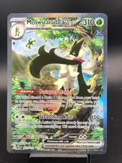 Pokemon Meowscarada ex Paldea Evolved 256/193 Illustration Rare NM - Image 1