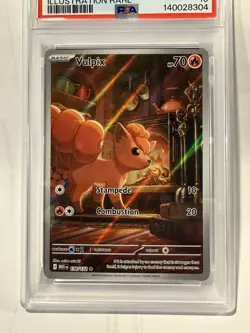 💎 2025 Pokemon MEG EN Vulpix 138/132 Illustration Rare PSA 10 Gem Mint 💎 - Image 2