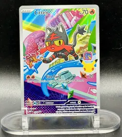 Litten (First Partner) 044 Holo Pokemon Mega Evolution Promos 2026 NM/M - Image 2