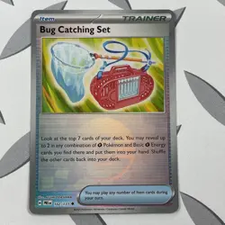 Bug Catching Set 102/131 Poke Ball Reverse Holo Pokemon Prismatic Evolutions NM - Image 1
