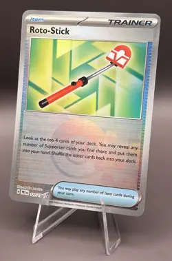 Pokemon TCG Roto-Stick 127/131 - Prismatic Evolutions - Poke Ball Holo NM - Image 1