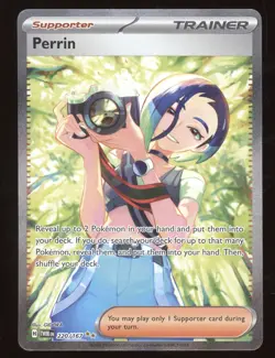 2024 Pokemon S&V Twilight Masquerade Perrin Secret Rare #220/167 - Image 1