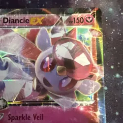 POKEMON TCG: XY FATES COLLIDE DIANCIE EX 72/124 RARE HOLO EX - Image 4